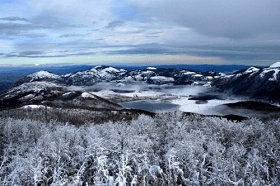 Lago di Laceno inverno